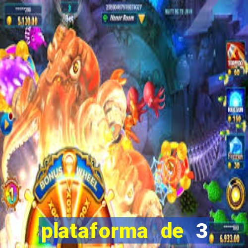 plataforma de 3 reais jogo